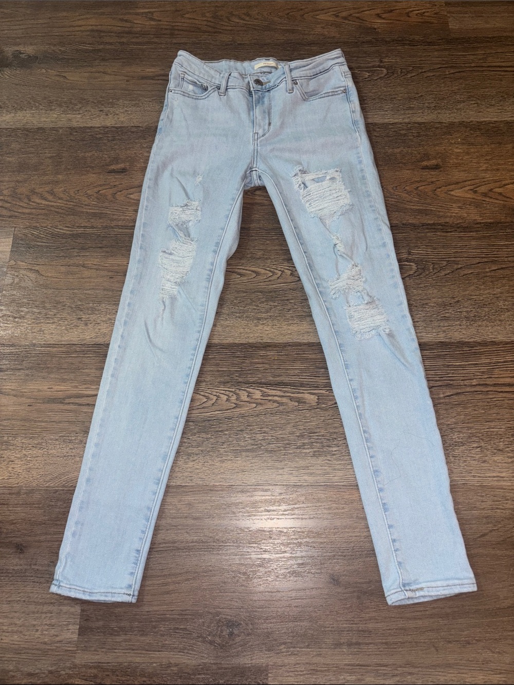 Levi’s Light Blue Distressed Skinny Jeans - Women size 26